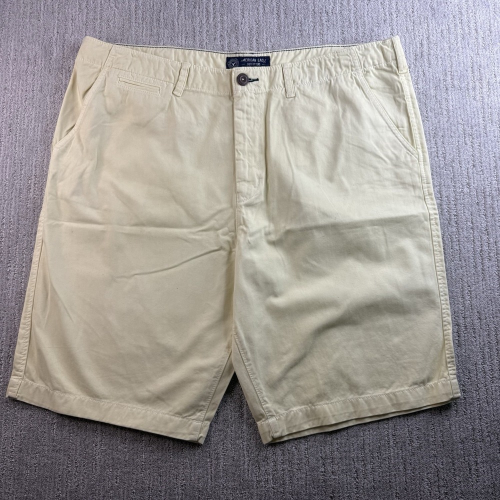 American Eagle Chino Shorts Men's Size 42 Longboard Yellow